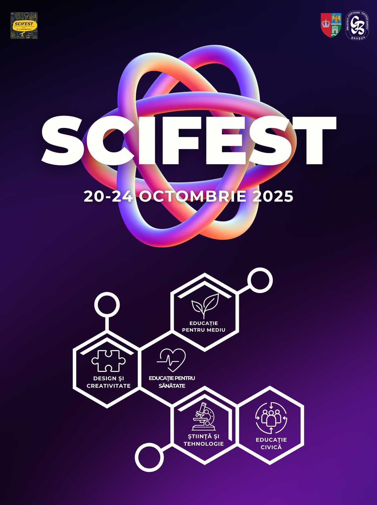 SCIFEST 2025 – Program de ştiinţă şi industrii creative la Biblioteca Judeţeană Braşov