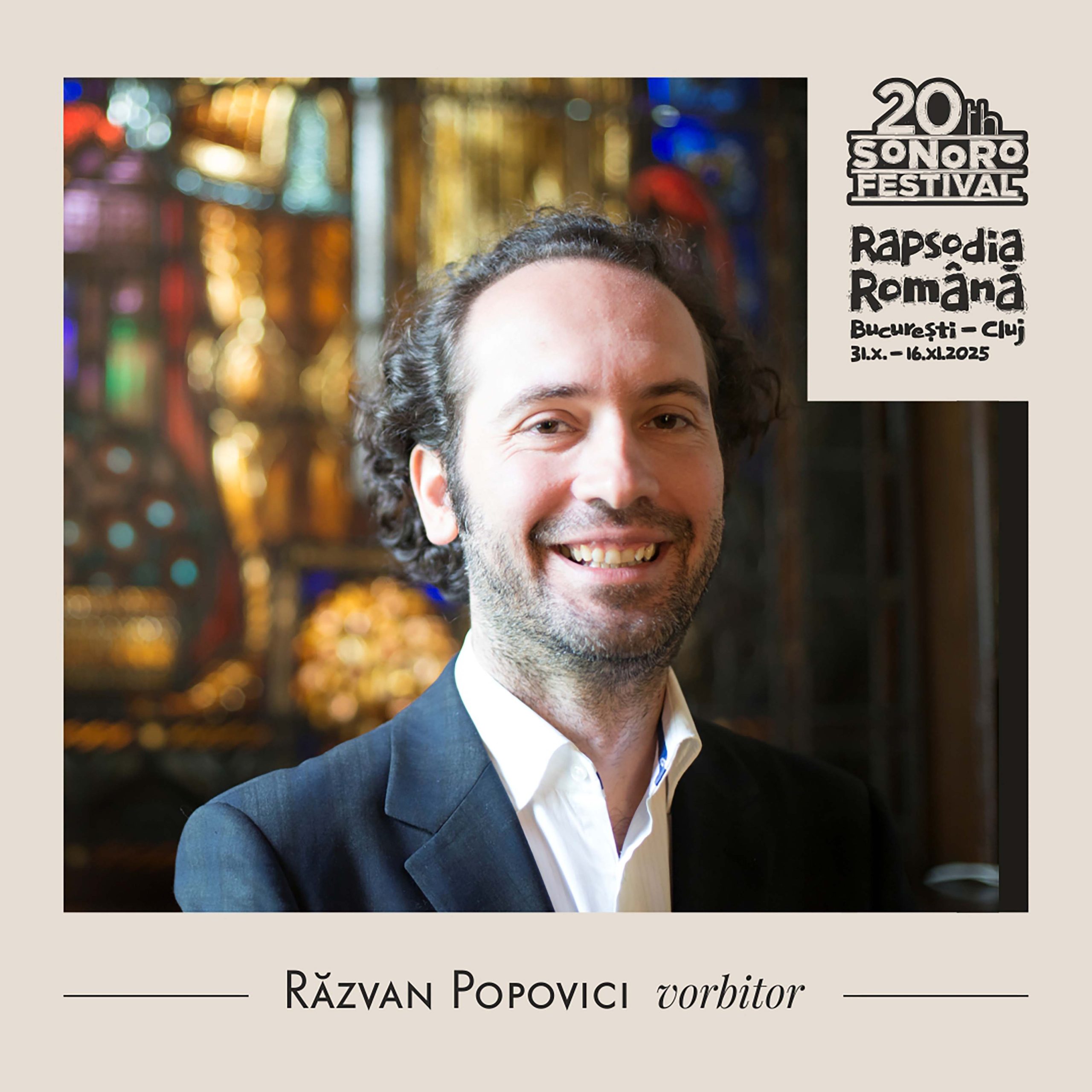 Ediția nr. 20 a Festivalului SoNoRo – „Rapsodia Română” începe vineri, 31 octombrie 2025 și va continua în București până în 9 noiembrie
