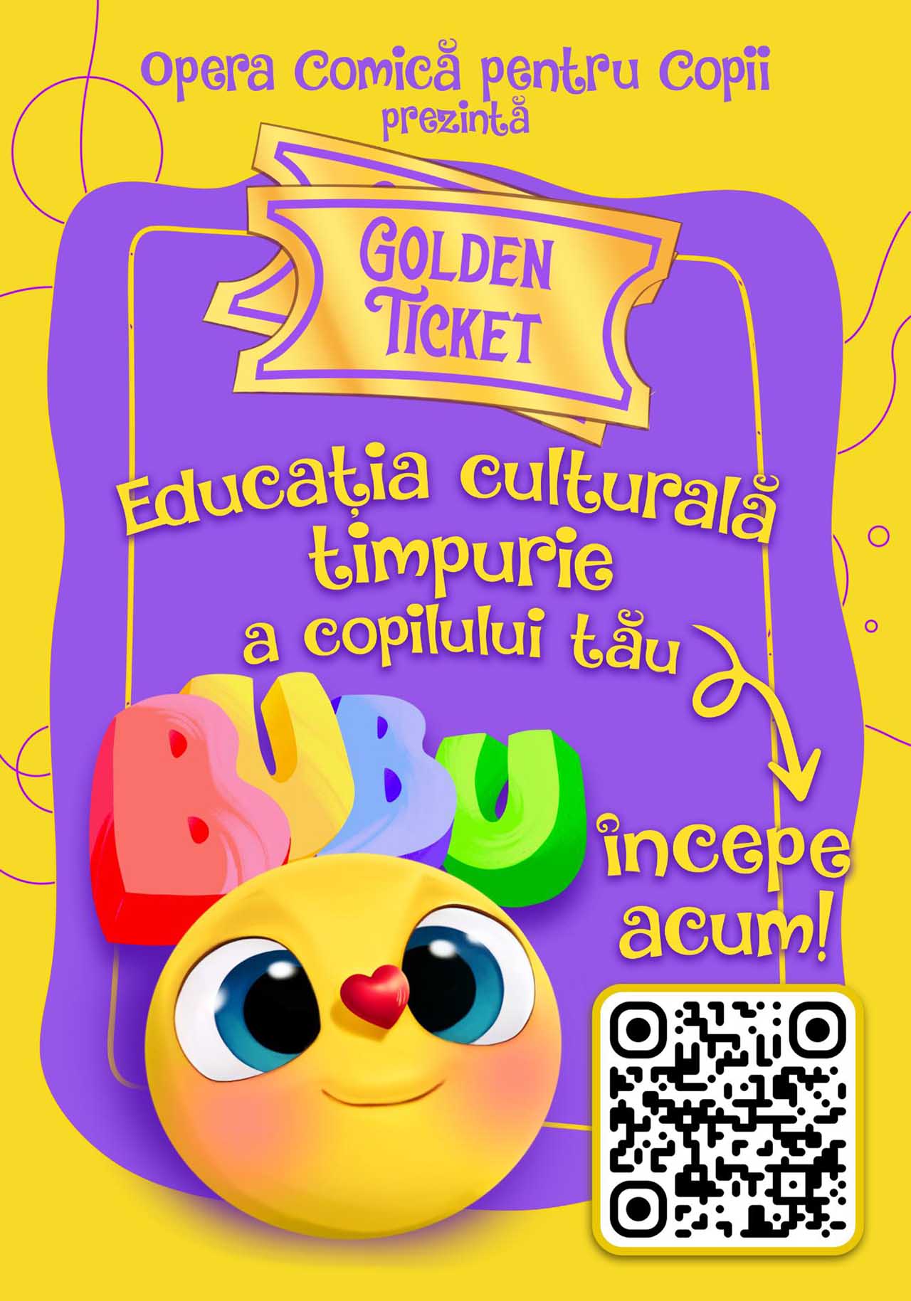 Cultura &icirc;ncepe &icirc;n prima zi de viaţă: &bdquo;Golden Ticket" pentru nou-născuți