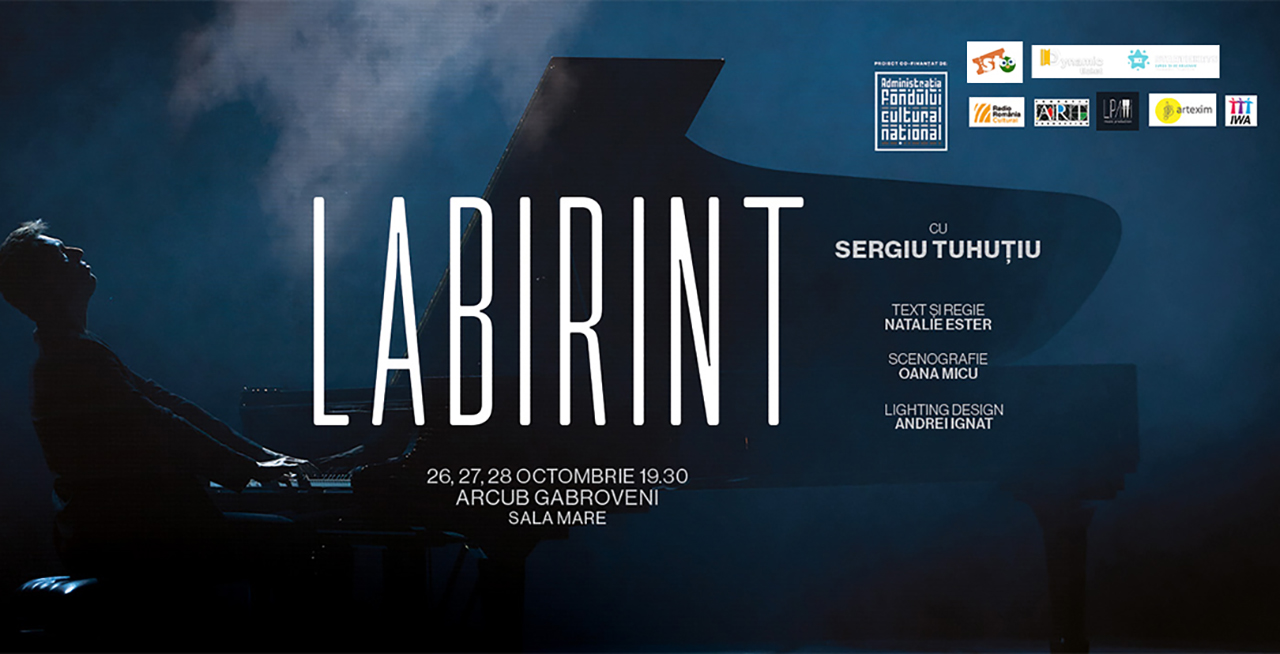 LABIRINT - Sergiu Tuhuțiu &icirc;n dublă ipostază: pianist și actor
