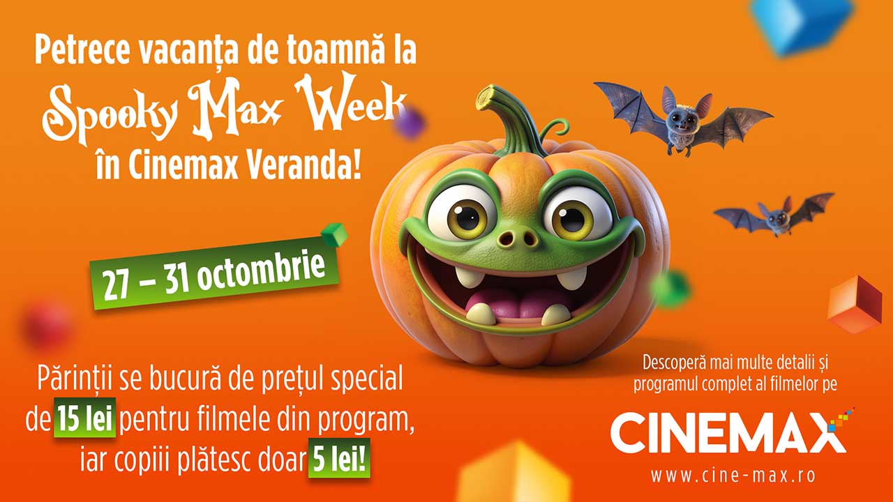 Spooky MAX Week, la Cinemax: Filme de vacanță pentru cei mici și cei mari!
