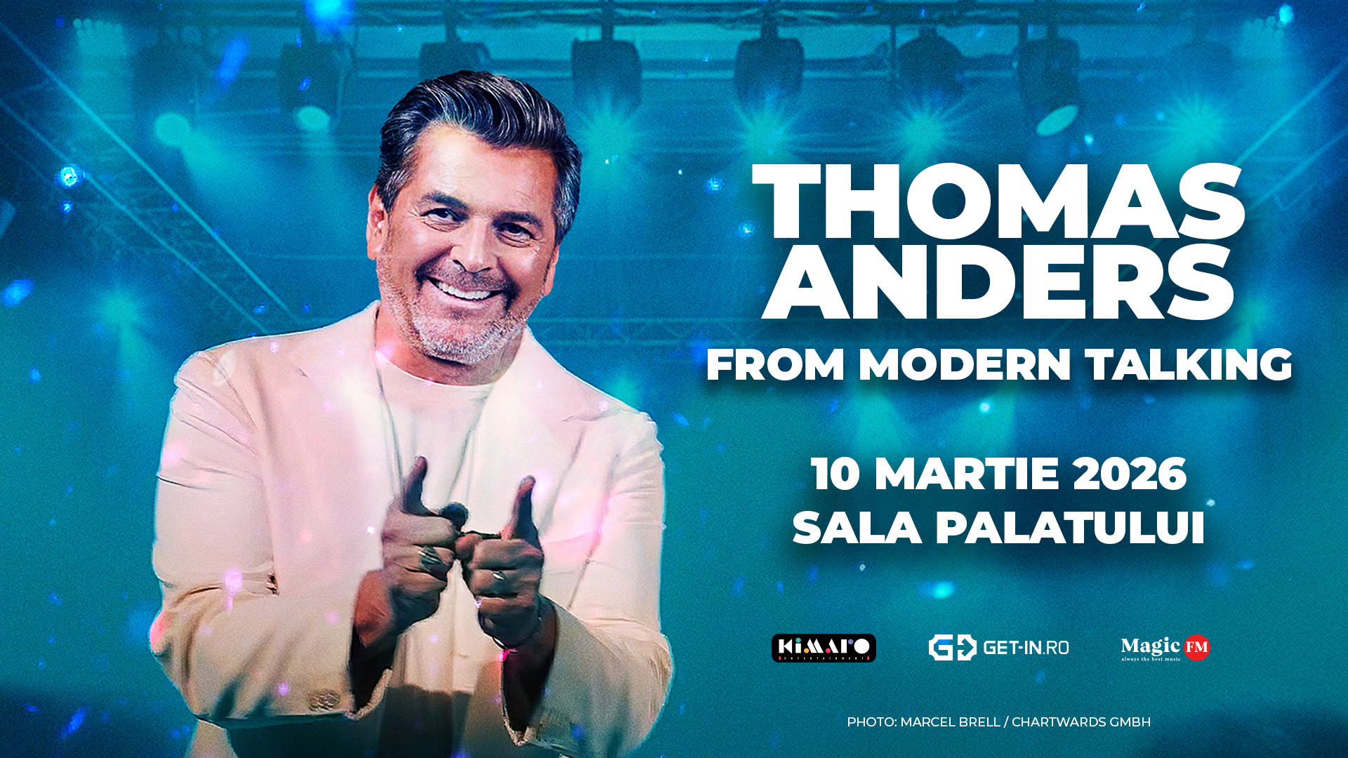 Thomas Anders, vocea Modern Talking, concertează &icirc;n Rom&acirc;nia