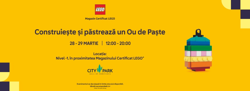 Construiește și păstrează un Ou de Paște LEGO®