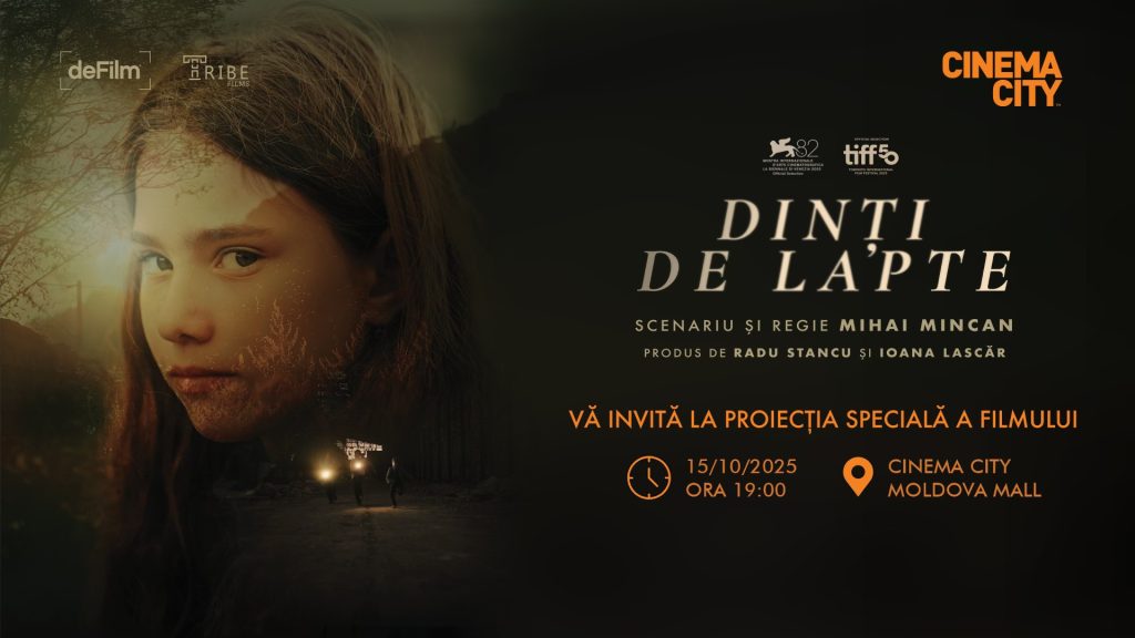 Proiecție specială în prezența actorilor din Moldova | „Dinți de lapte” | Cinema City