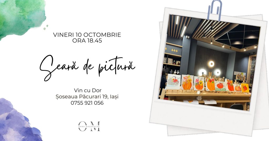 Seara de pictură @ Vin cu Dor
