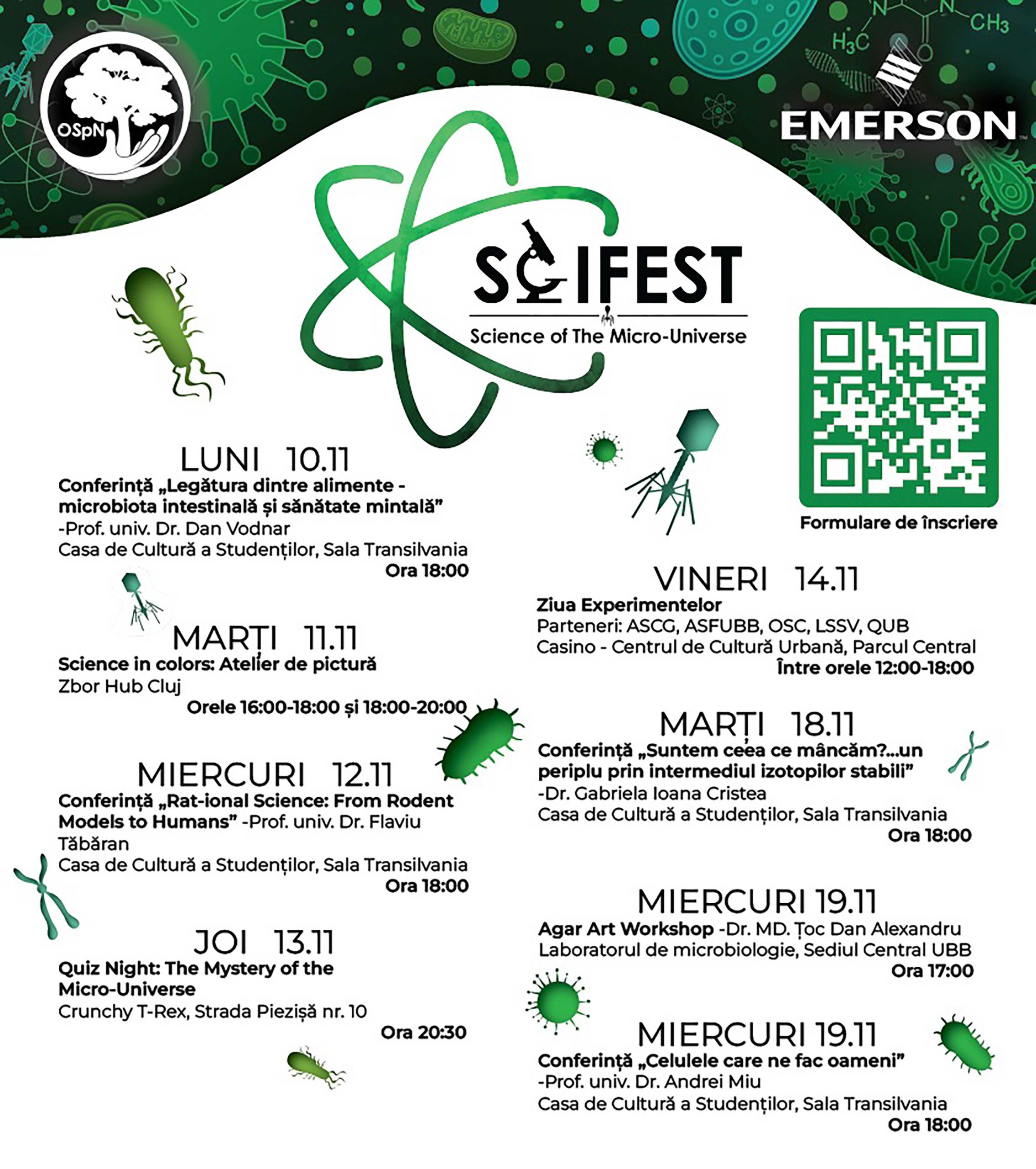 SciFest: The Science of the Micro-Universe - O călătorie fascinantă &icirc;n lumea nevăzută