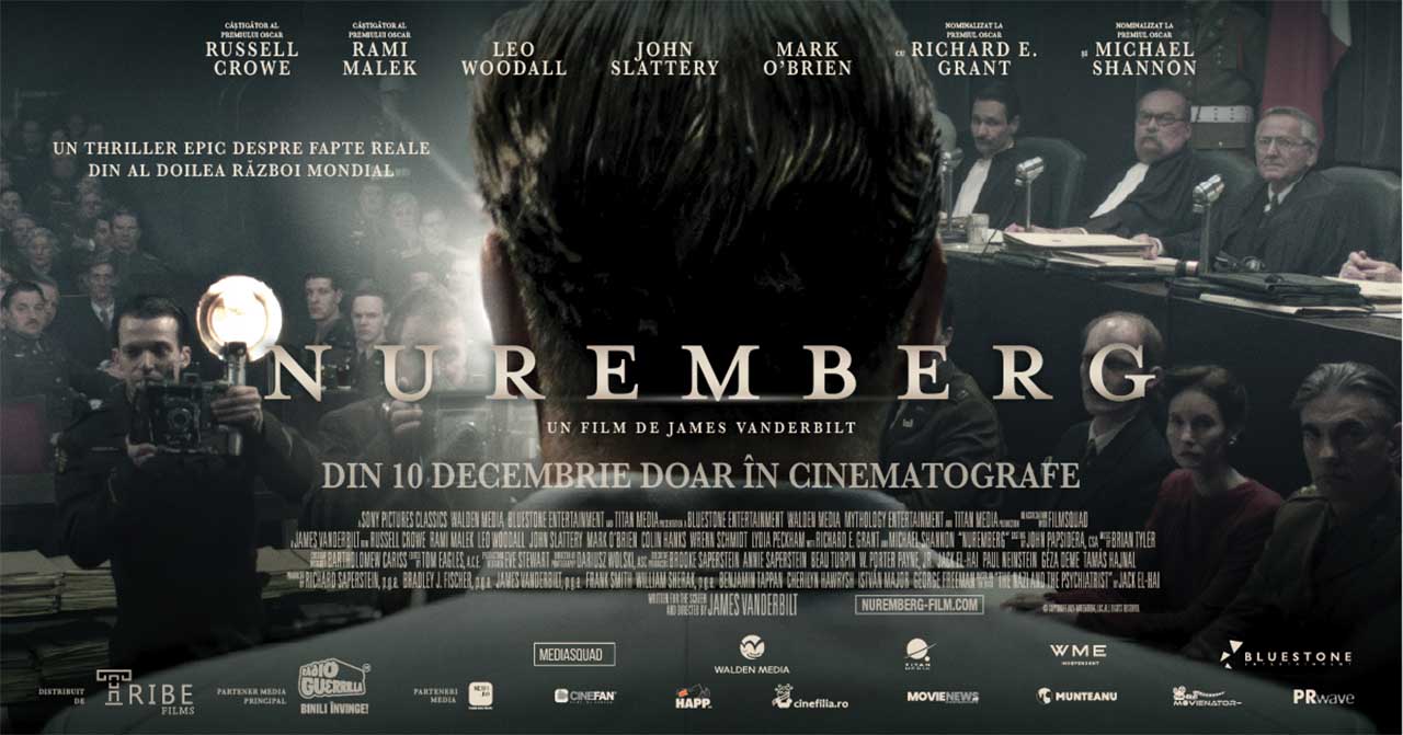 &Icirc;n cur&acirc;nd &icirc;n Rom&acirc;nia: &bdquo;NUREMBERG&rdquo; &ndash; un film epic despre curaj, justiție, adevăr și procesul care a schimbat lumea