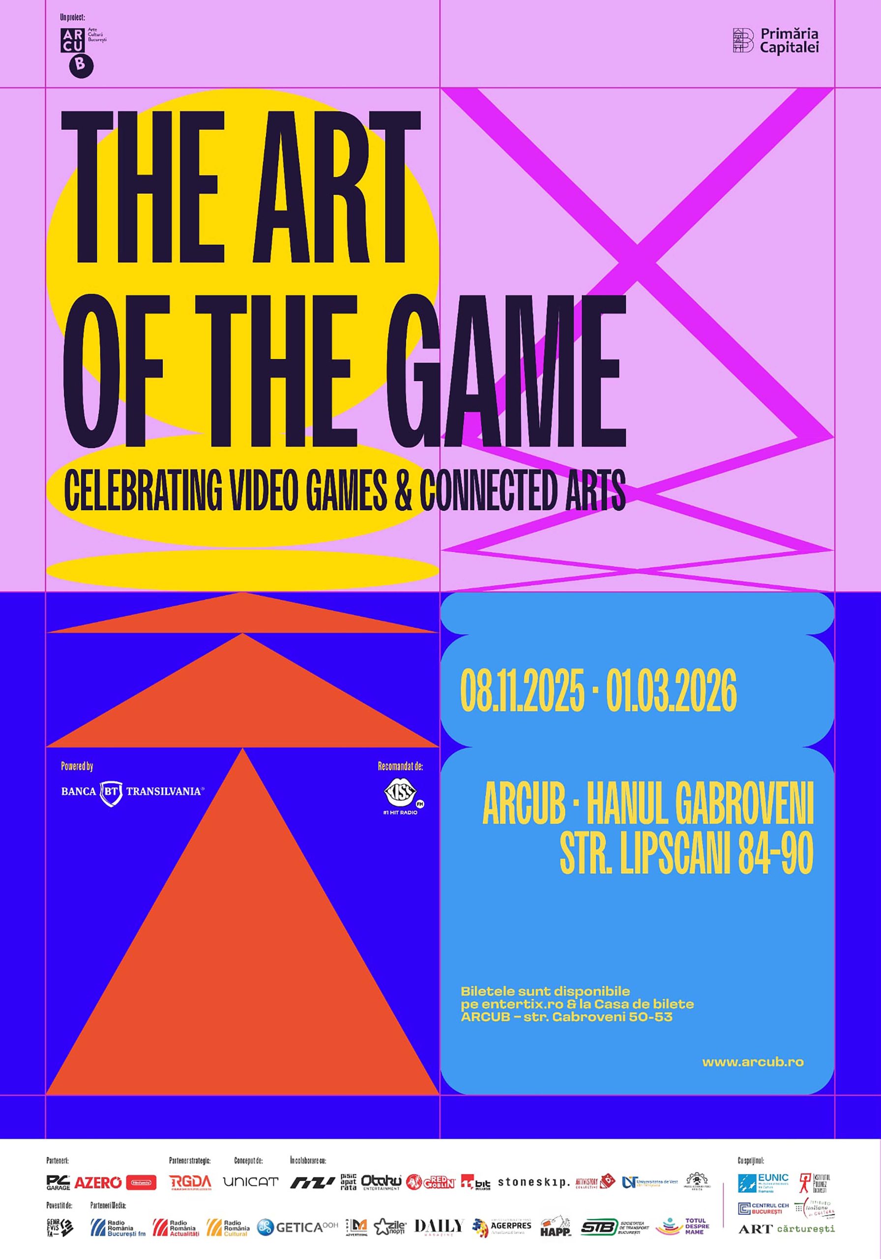 The Art of the Game - primul eveniment cultural de anvergură dedicat jocurilor video și artelor conexe, &icirc;și deschide porțile pe 8 noiembrie la ARCUB - Hanul Gabroveni