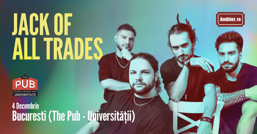 Jack of all Trades • Last Show în București 2025 • Opening Act Wanted