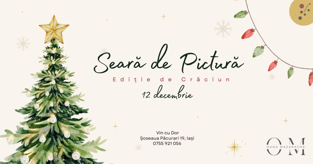 Seară de pictură | Ediție de Crăciun @ Vin cu Dor