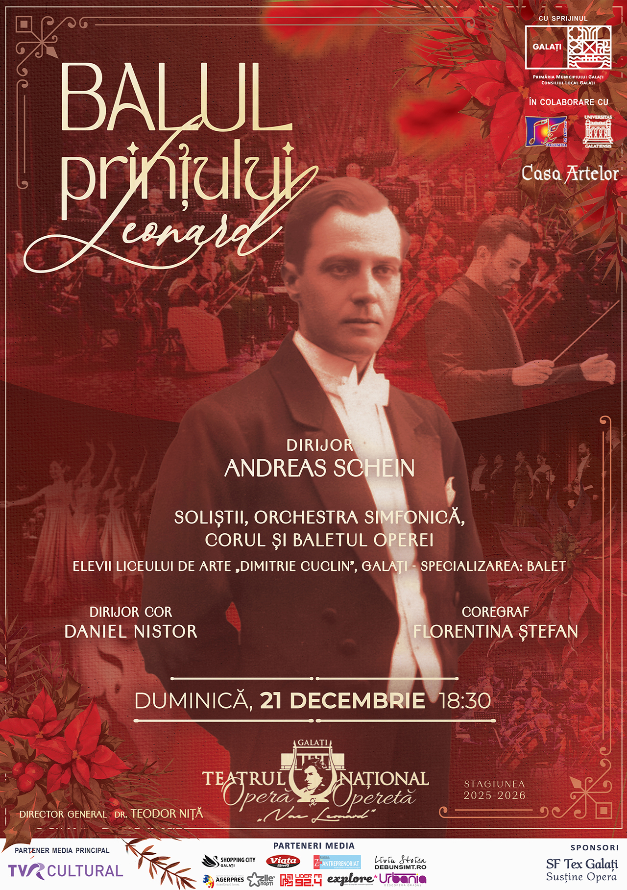 Teatrul Național de Operă și Operetă &bdquo;Nae Leonard&rdquo;, Agenda Culturală &ndash; 18-21 decembrie 2025