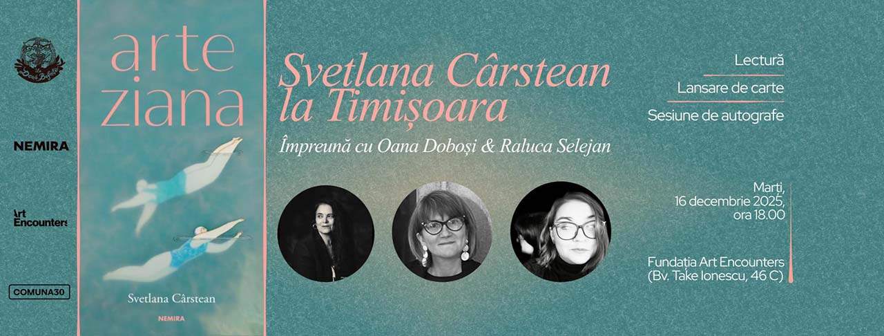 Svetlana Cârstean împreună cu Bufnițele la Art Encounters.