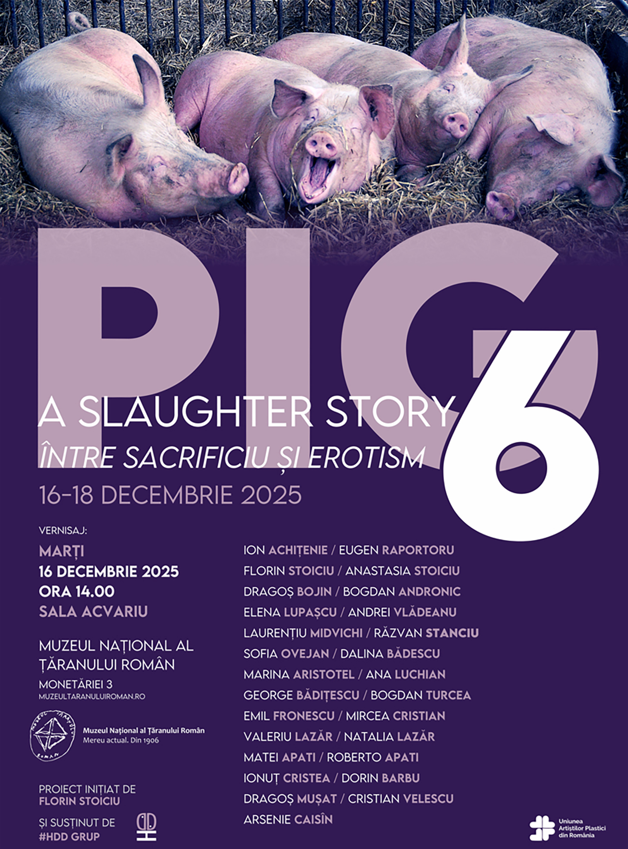 Pig a Slaughter Story #6 la Muzeul Național al Țăranului Rom&acirc;n