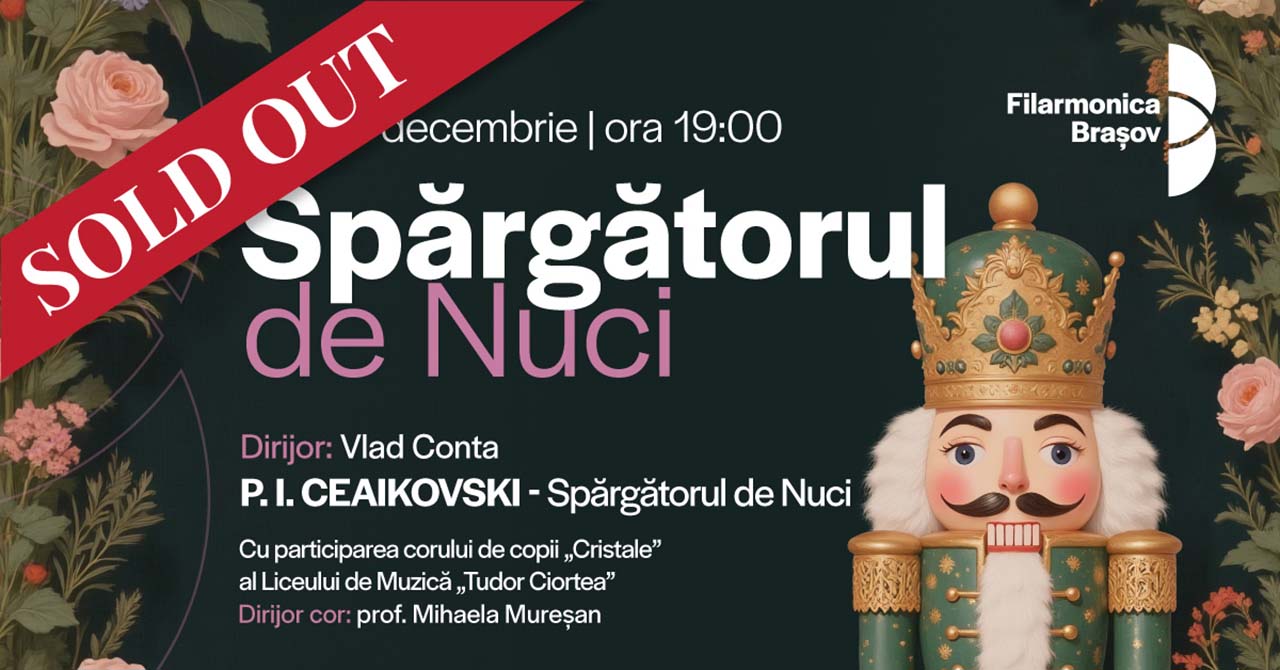 Filarmonica Brașov - concertele lunii decembrie și ianuarie
