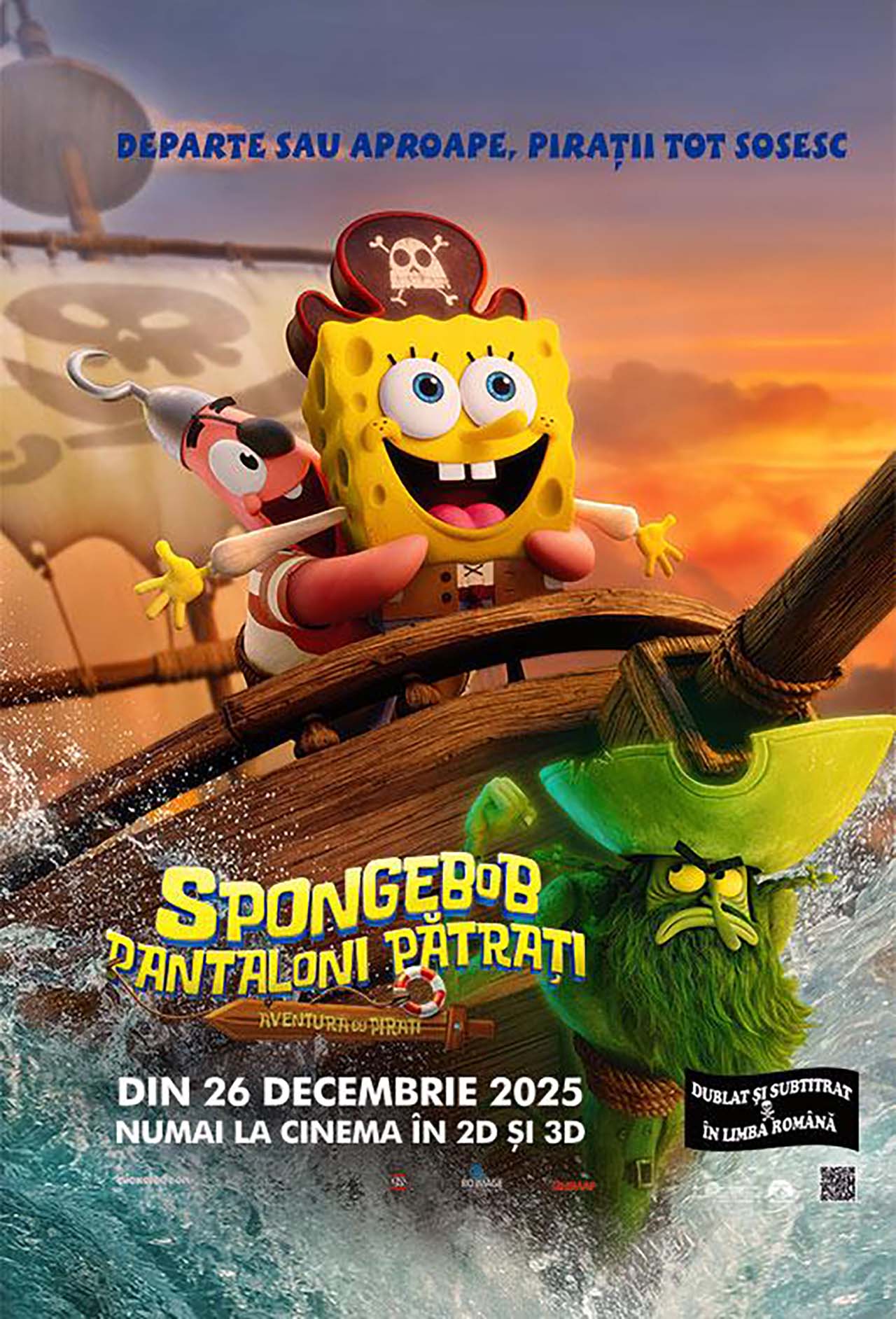 Family Sunday &ndash; SpongeBob Pantaloni Pătrați: Aventură cu pirați la Cinemax Veranda