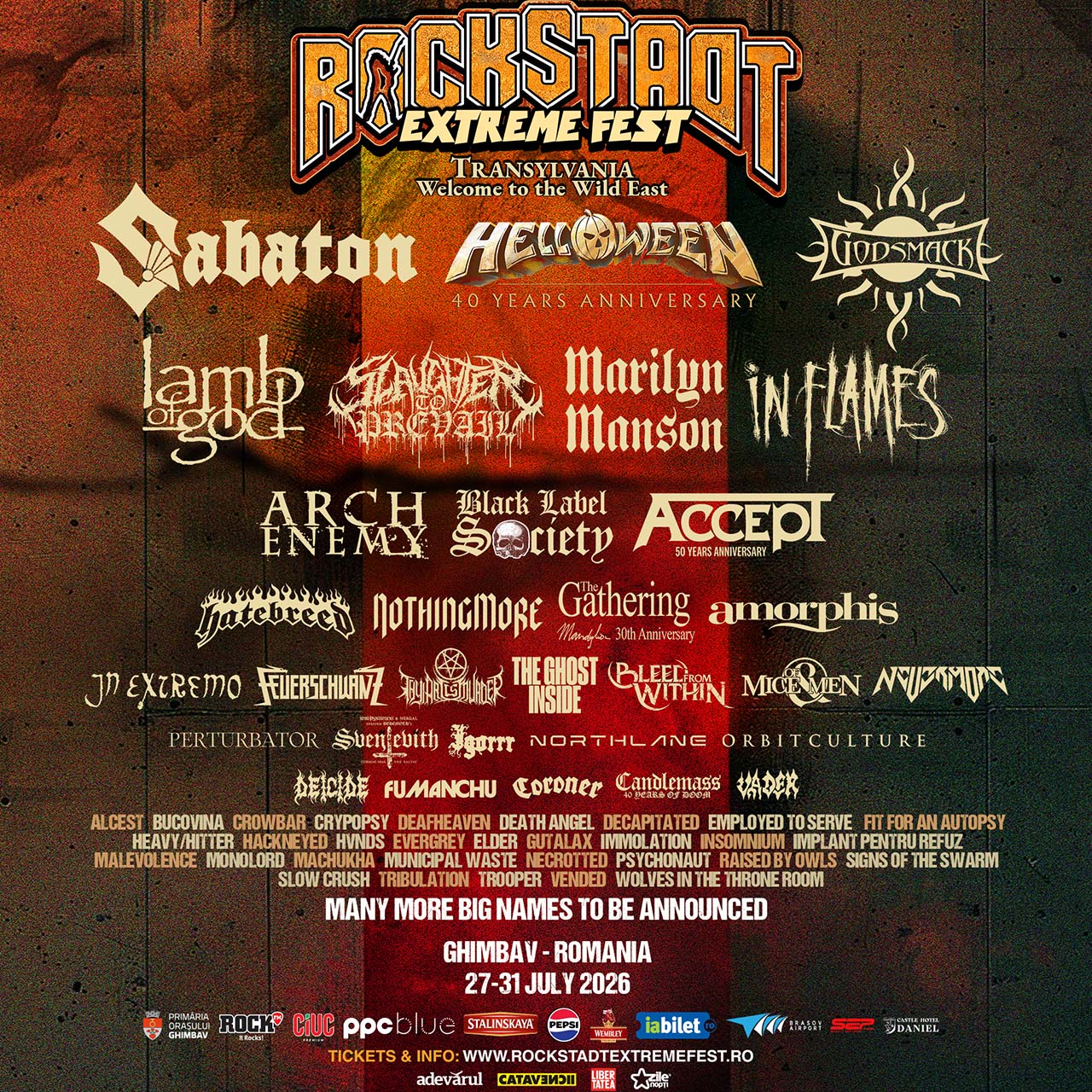 Rockstadt Extreme Fest crește. Bilete la preț special de Crăciun