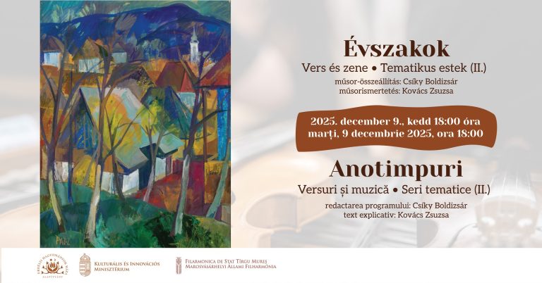 Anotimpuri - Versuri și muzică @ Fundația Casa Tradițiilor Ardelenești