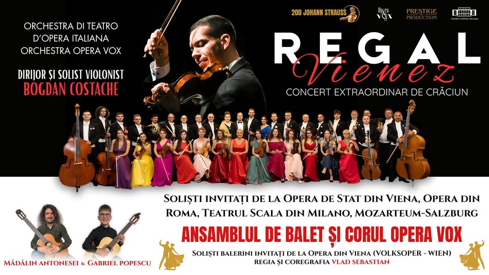 Regal Vienez - Concert extraordinar de Crăciun @ Palatul Culturii