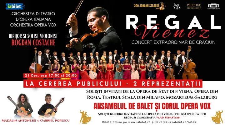 Regal vienez - Concert Extraordinar de Crăciun - Show 2 @ Sala Unirii - Cinema Victoria