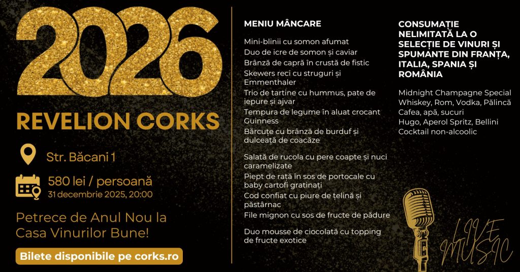 Revelion Corks 2026 @ Corks Cozy Bar