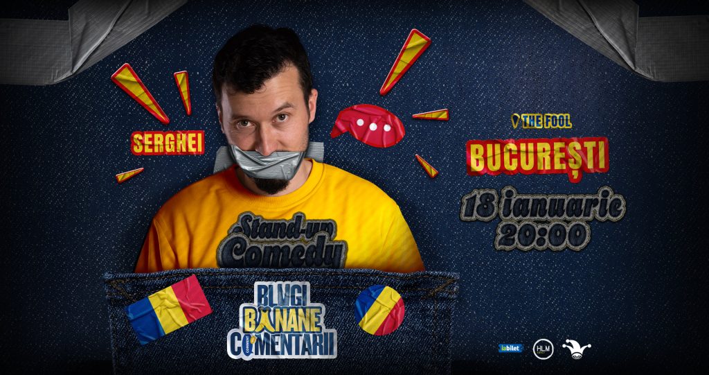 Stand-up politic cu Serghei - Blugi, banane, comentarii… @ The Fool