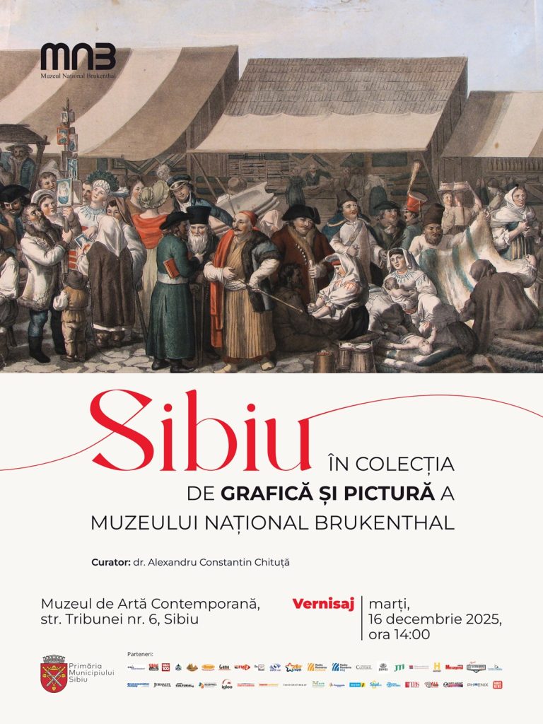 Expoziția: Sibiu în colecția de grafică și pictură a Muzeului