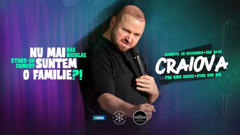Show nostalgic de stand-up cu Nae Nicolae
