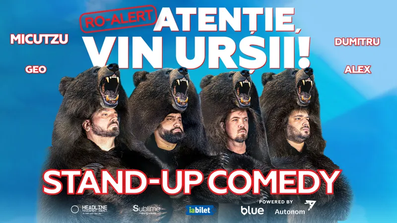 Stand-up Comedy cu Micutzu, Geo Adrian, George Dumitru & Alex Ioniță