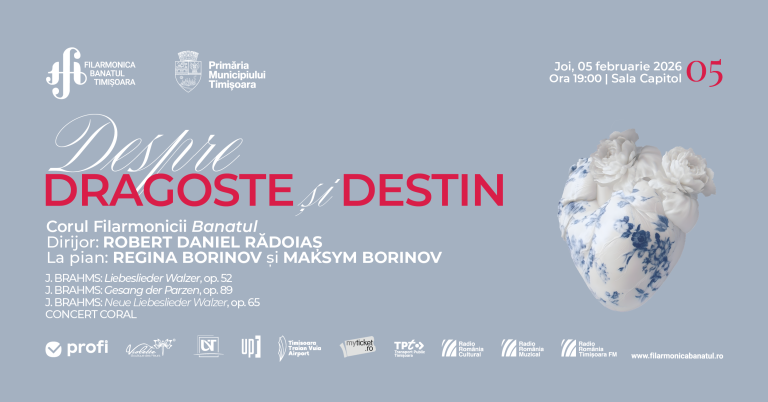 Despre dragoste și destin | Concert coral – Corul „Ion Românu”