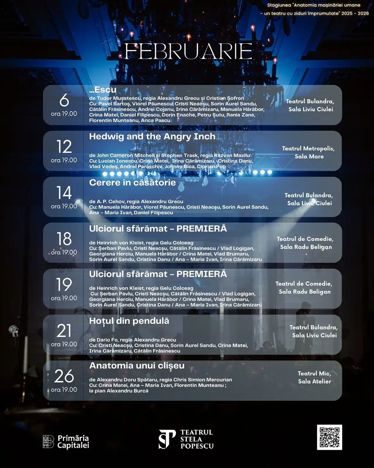 Mașinăria merge mai departe &icirc;n 2026 la Teatrul Stela Popescu