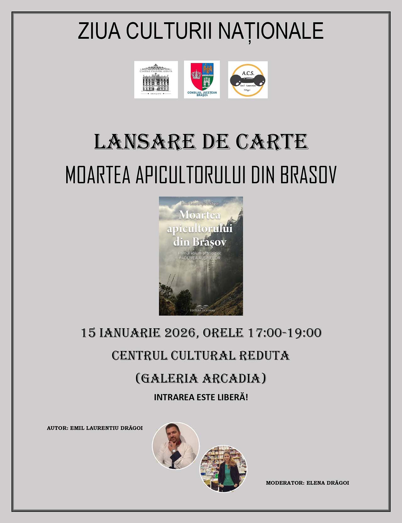 Ziua Națională a Culturii la Centrul Cultural Reduta &ndash; George Enescu și literatura istorică brașoveană