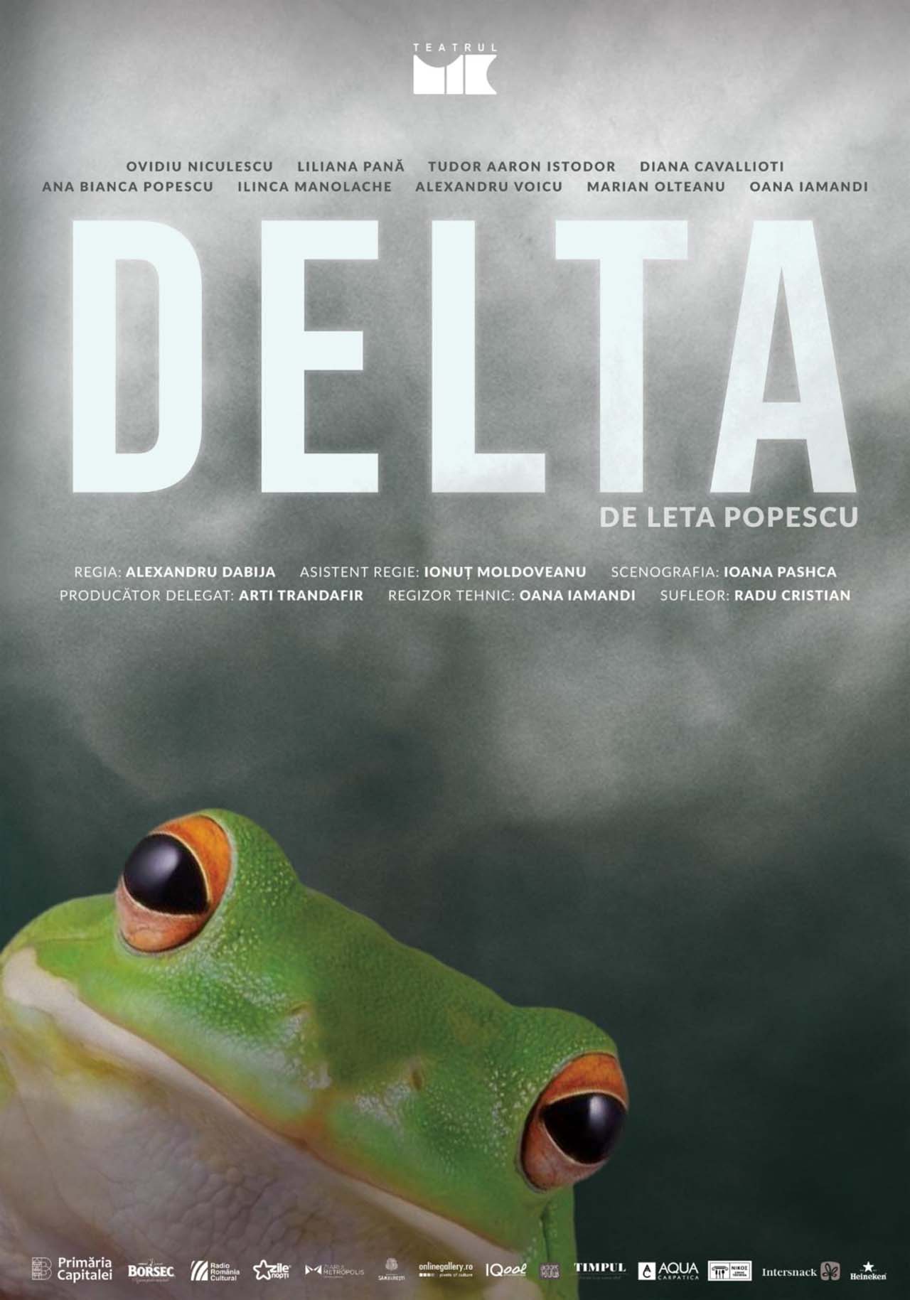 Premieră Teatrul Mic: &ldquo;Delta&rdquo;, de Leta Popescu, &icirc;n regia lui Alexandru Dabija