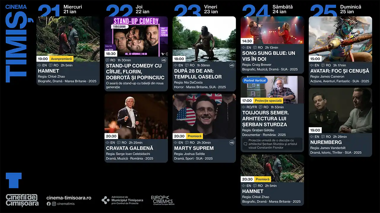 Program Cinema Timiș Timișoara Program Cinema Timiș Timișoara