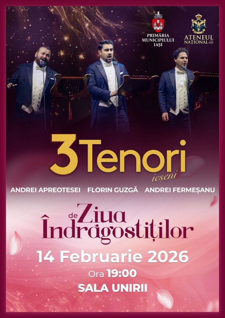 3 Tenori de Ziua Îndrăgostiților @ Sala Unirii - Cinema Victoria
