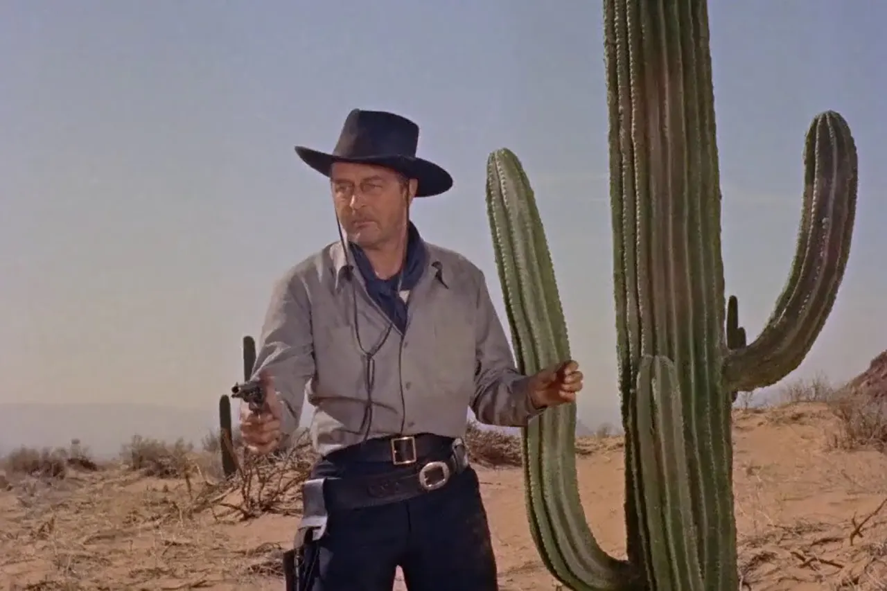 “A MAN ALONE” (1955, r: Ray Milland) poza din film A Man Alone 1955 videodome