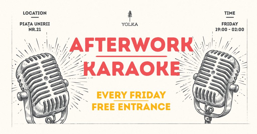 Afterwork Karaoke Every Friday