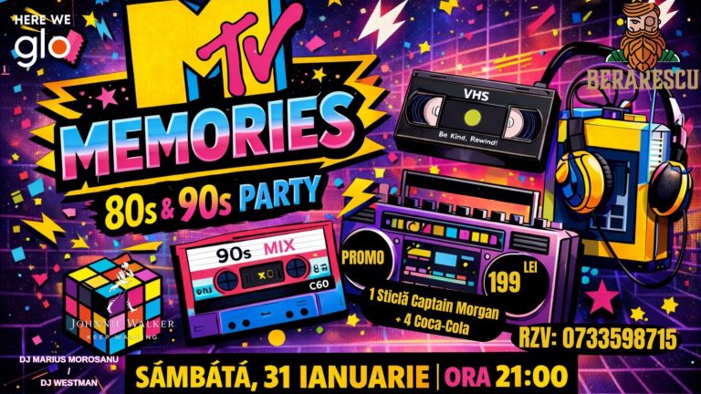 MTV Memories – 80s & 90s Party