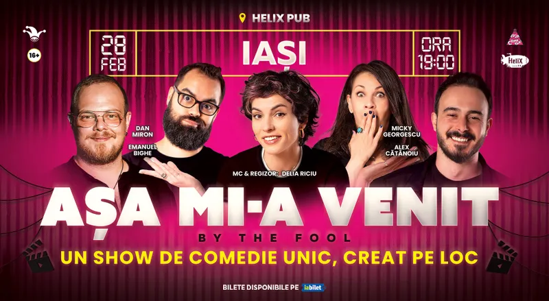 Așa mi-a venit! | Show de comedie on the spot @ Helix Pub