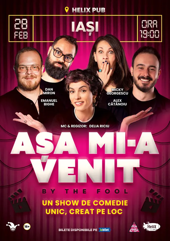 Așa mi-a venit! | Show de comedie on the spot @ Helix Pub