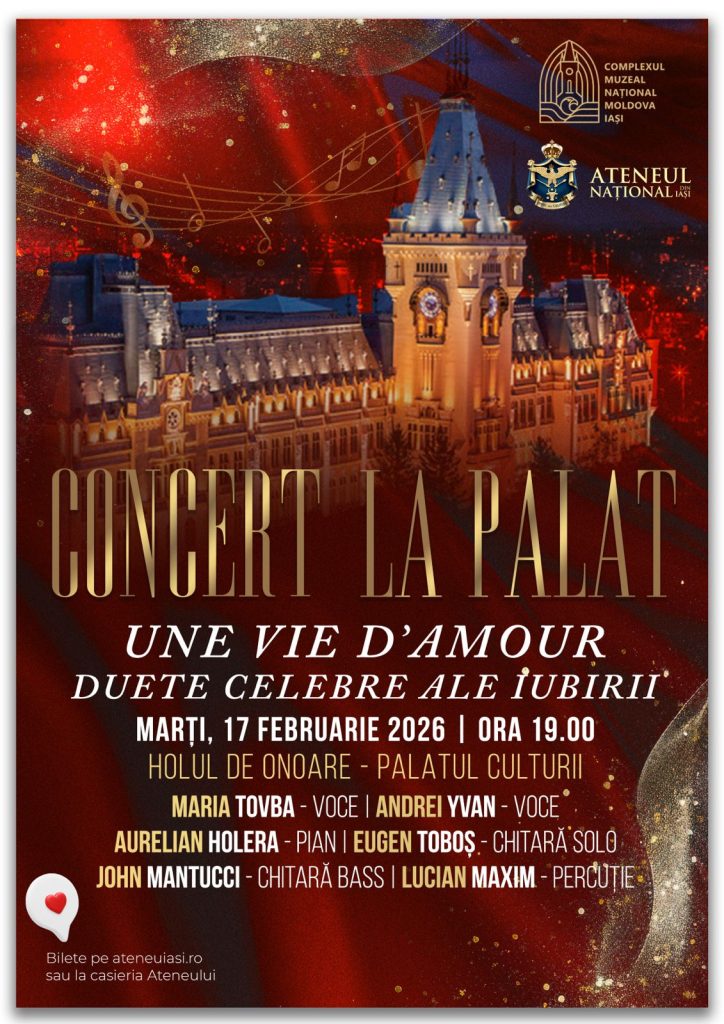 Concert la Palat | Une Vie d’Amour @ Palatul Culturii