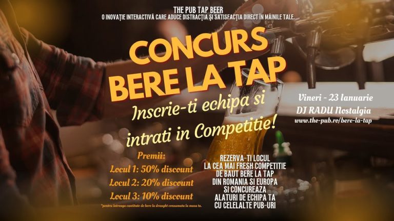 Concurs - bere la tap @ The Pub - Universității