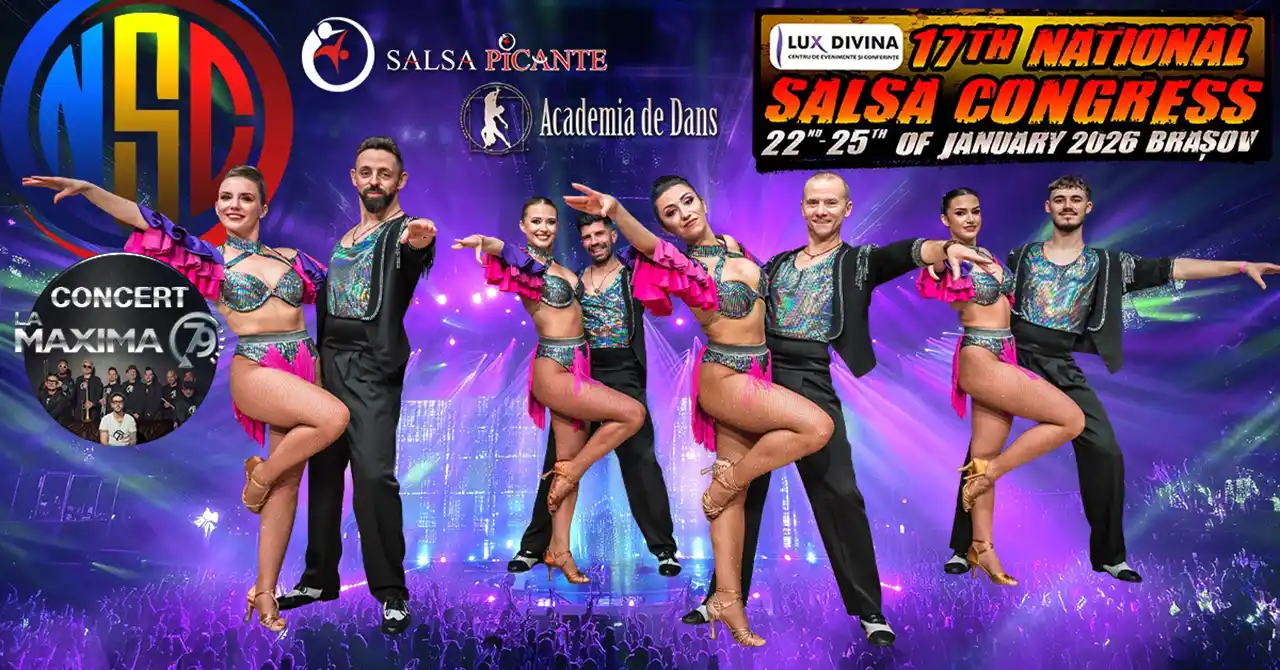 Congresul Național de Salsa invită iubitorii de dansuri latino-americane la Brașov Congresul Național de Salsa invită iubitorii de dansuri latino-americane la Brașov