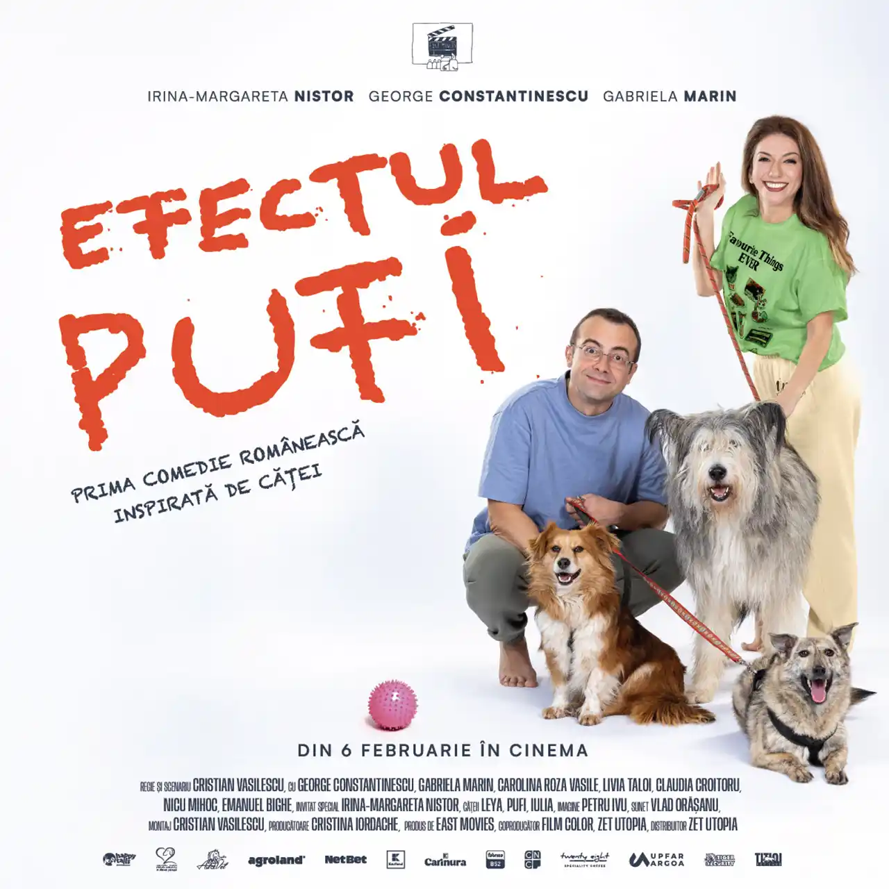 „Efectul Pufi”, comedia romantică „cu blană” ajunge în cinematografele din toată țara pe 6 februarie 2026 „Efectul Pufi” – Prima comedie romantică „cu blană” din România ajunge în cinematografe pe 6 februarie 2026