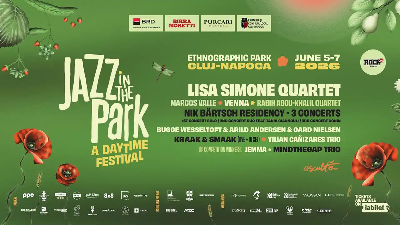 Posterul oficial Jazz in the Park Festival 2026 Jazz in the Park Festival 2026