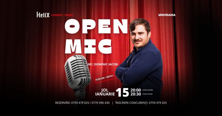 Open mic - Seara Amatorilor - Stand Up Comedy @ Helix Pub