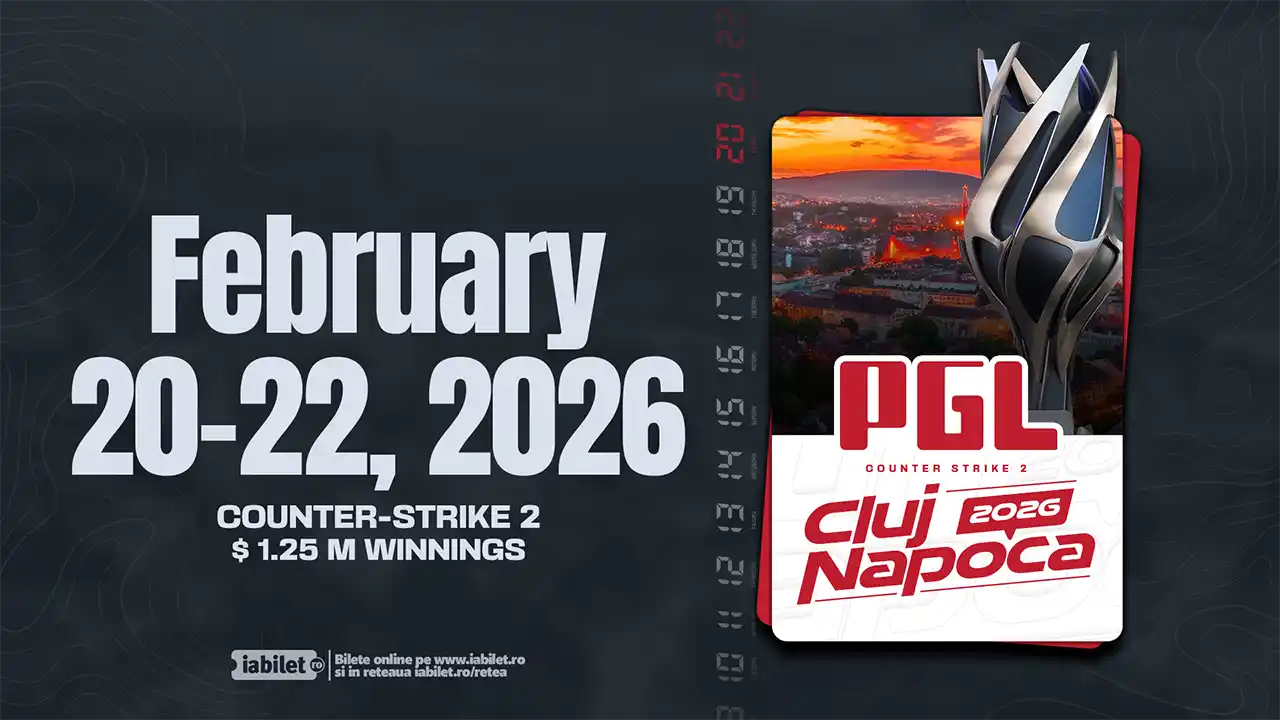 PGL Cluj-Napoca 2026 revine la BTarena cu un turneu de elită din calendarul internațional de Counter-Strike 2