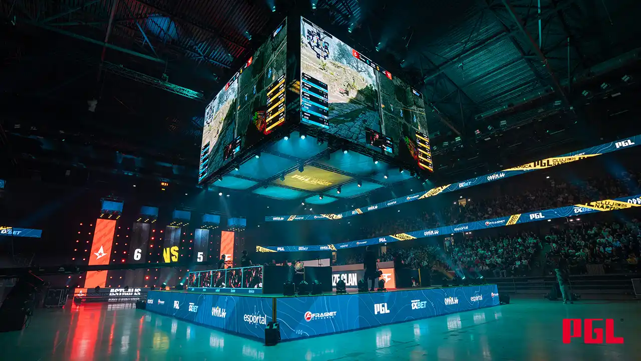BT Arena din Cluj-Napoca la competiția PGL din anul 2025