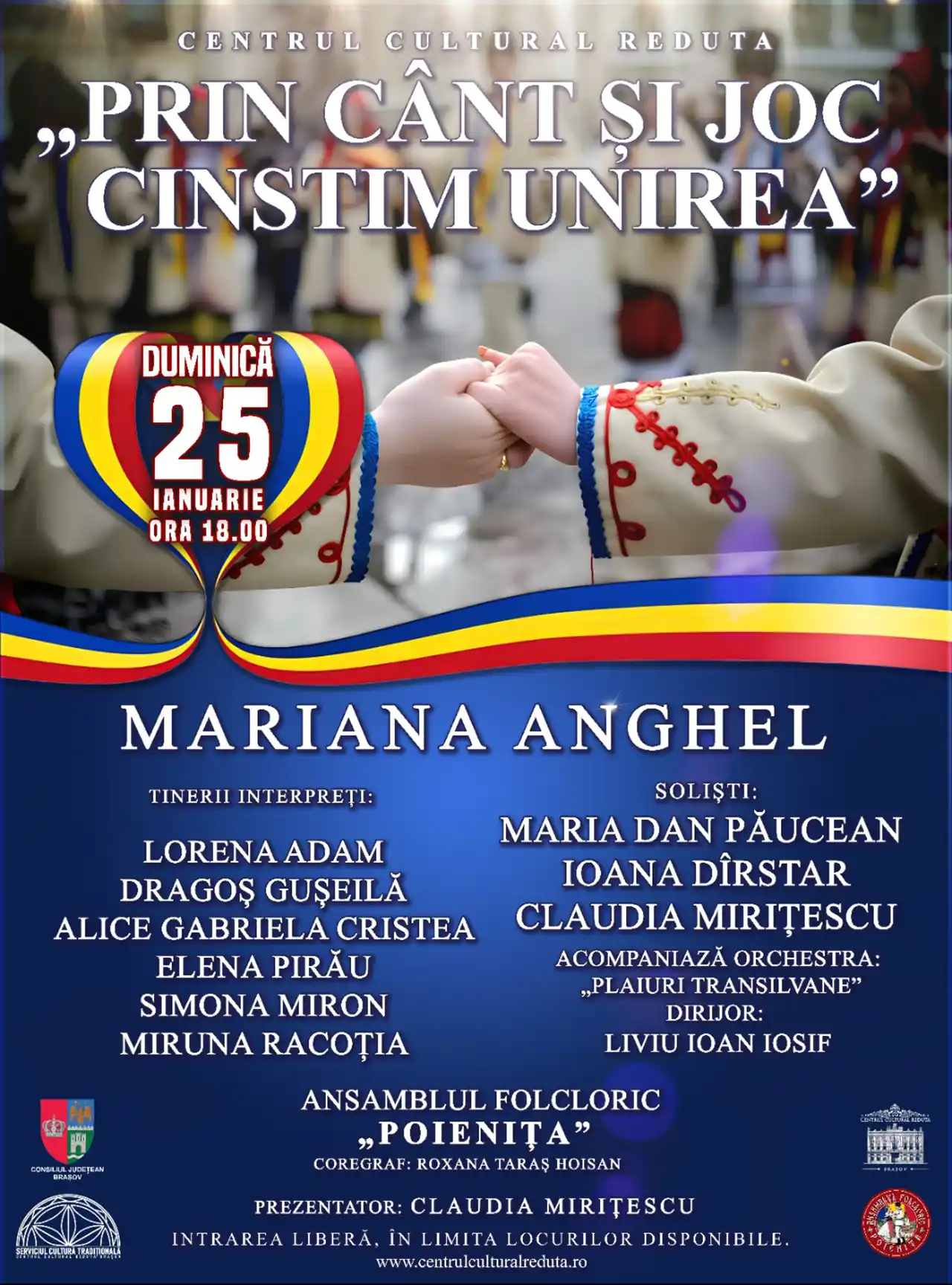 Prin cânt si joc cinstim Unirea la Reduta