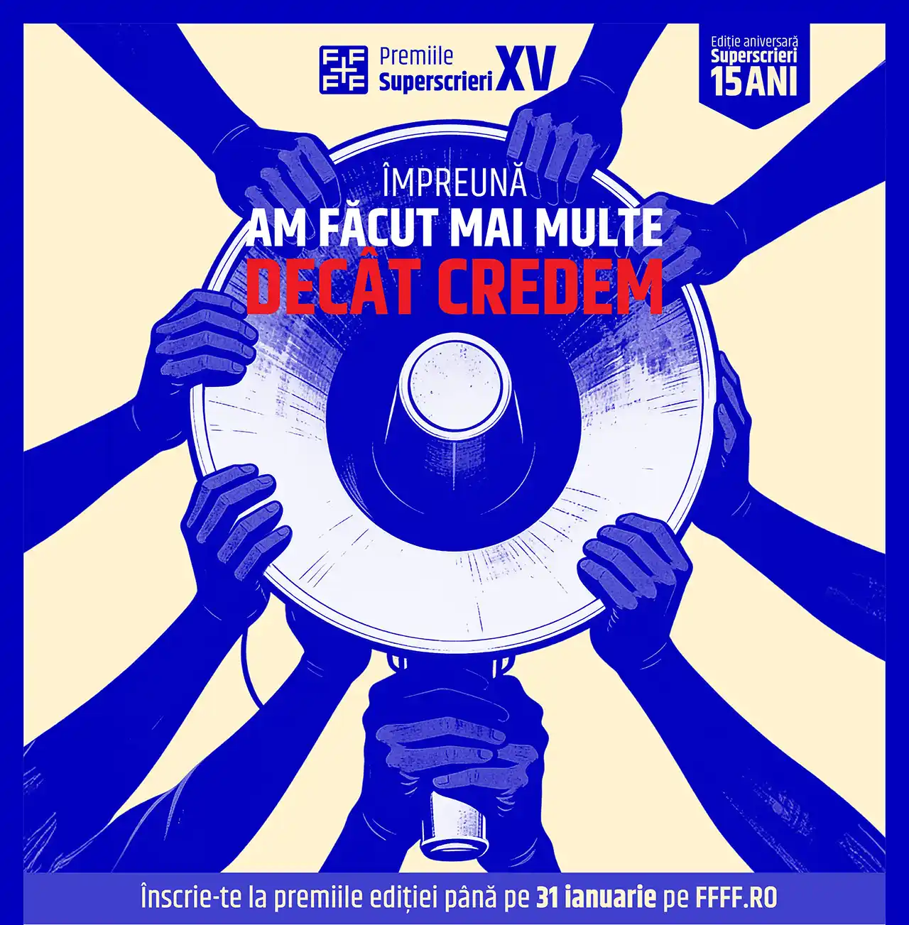 Premiile Superscrieri ajung la ediția a 15-a: &icirc;nscrieri deschise p&acirc;nă pe 31 ianuarie