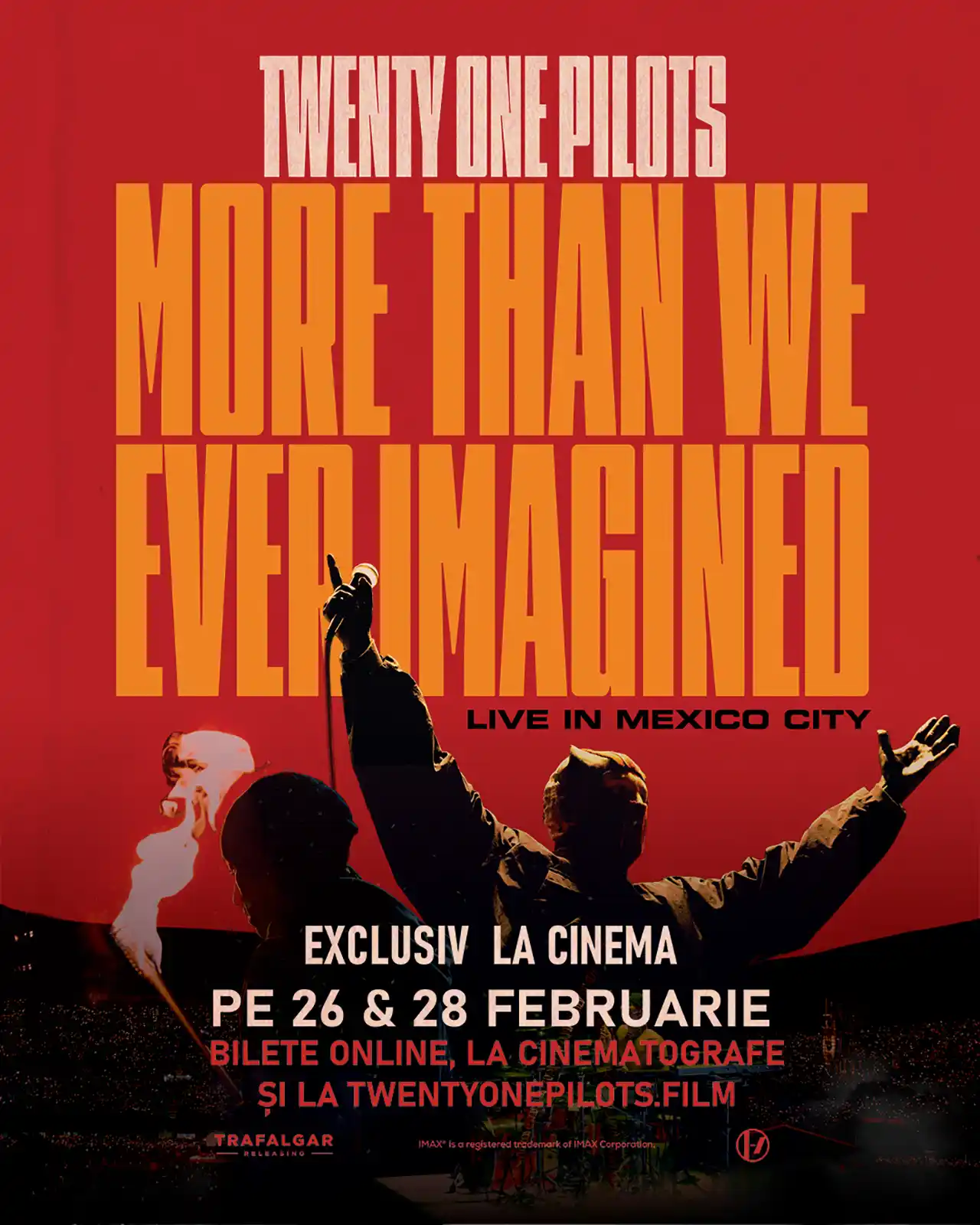 Imagine Twenty One Pilots din filmul concert